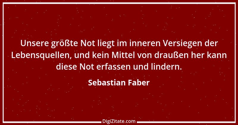 Zitat von Sebastian Faber 4