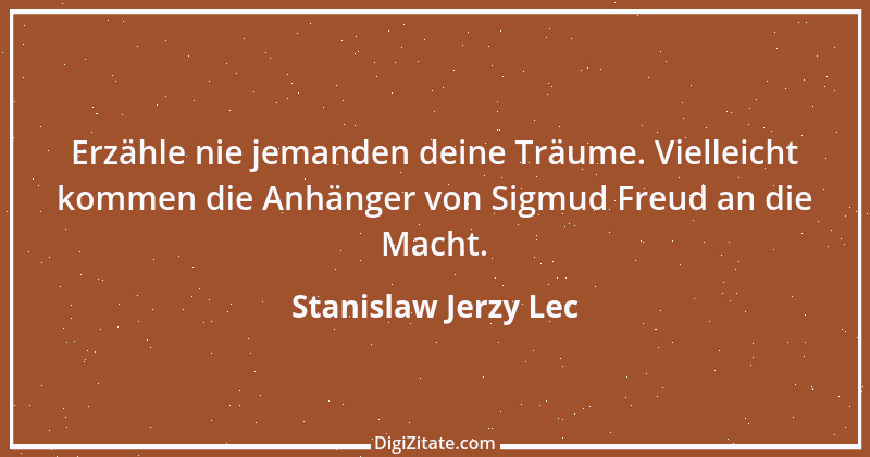 Zitat von Stanislaw Jerzy Lec 64