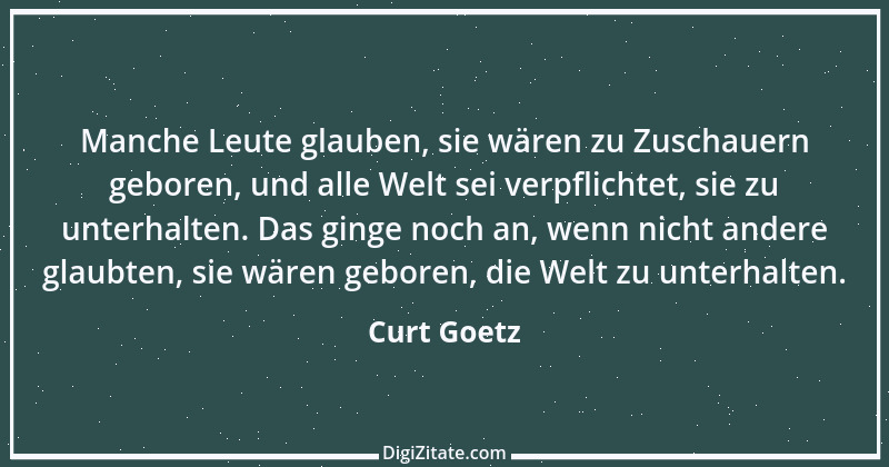 Zitat von Curt Goetz 108