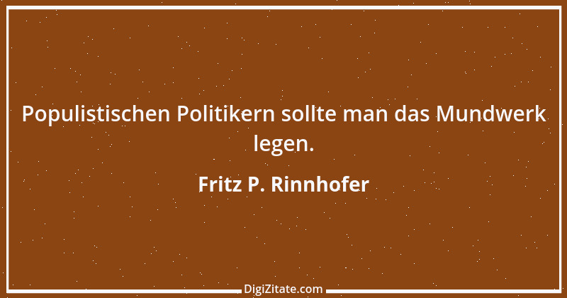 Zitat von Fritz P. Rinnhofer 23