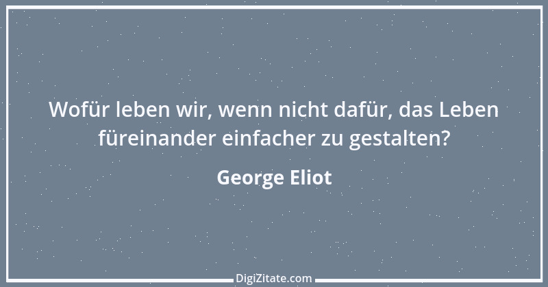 Zitat von George Eliot 1