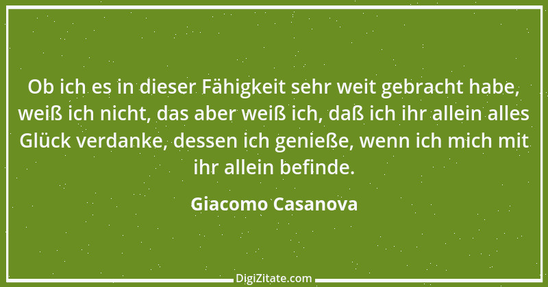 Zitat von Giacomo Casanova 40