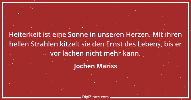 Zitat von Jochen Mariss 90