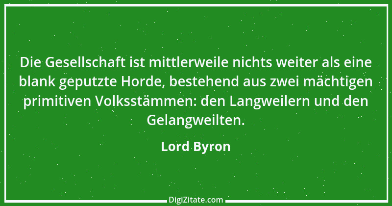 Zitat von Lord Byron 2