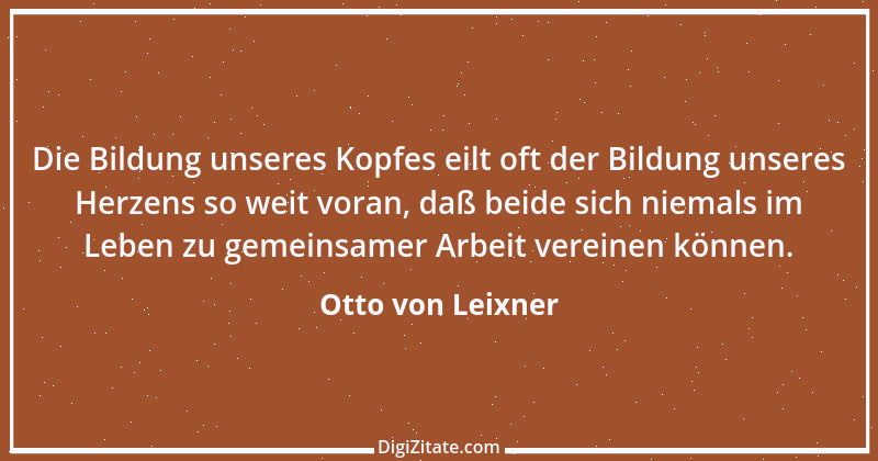 Zitat von Otto von Leixner 75