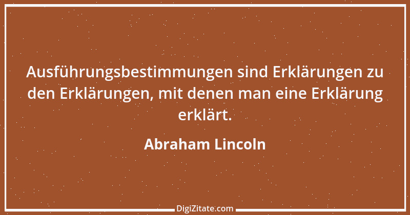 Zitat von Abraham Lincoln 80