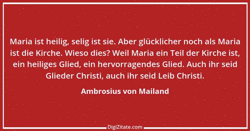 Zitat von Ambrosius von Mailand 3