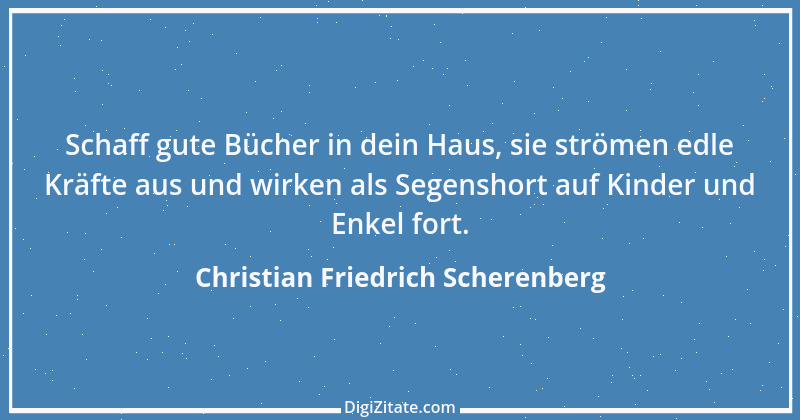 Zitat von Christian Friedrich Scherenberg 1