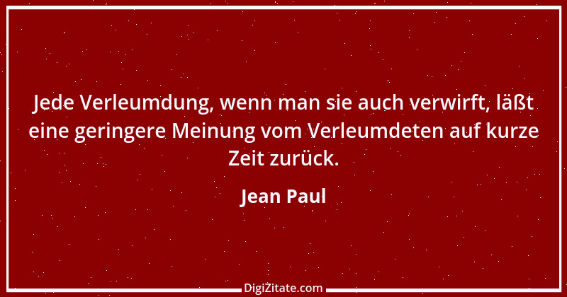 Zitat von Jean Paul 372