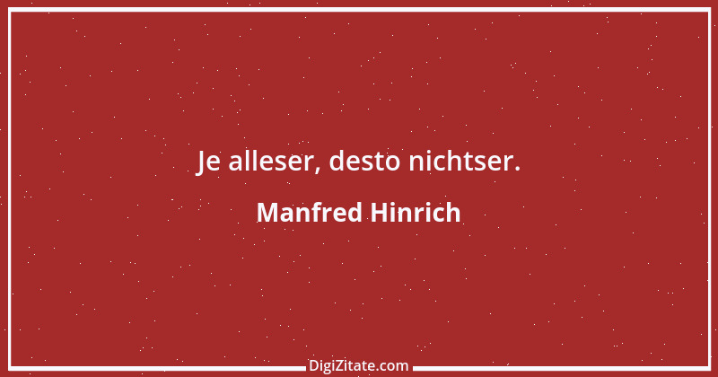 Zitat von Manfred Hinrich 2401