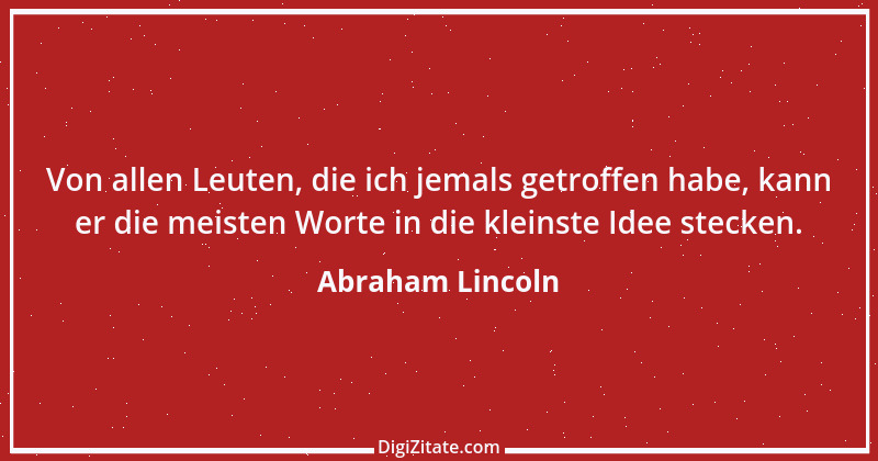 Zitat von Abraham Lincoln 82