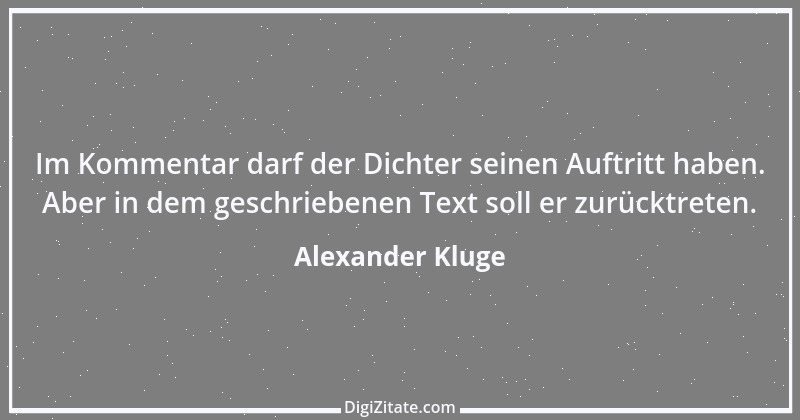 Zitat von Alexander Kluge 2