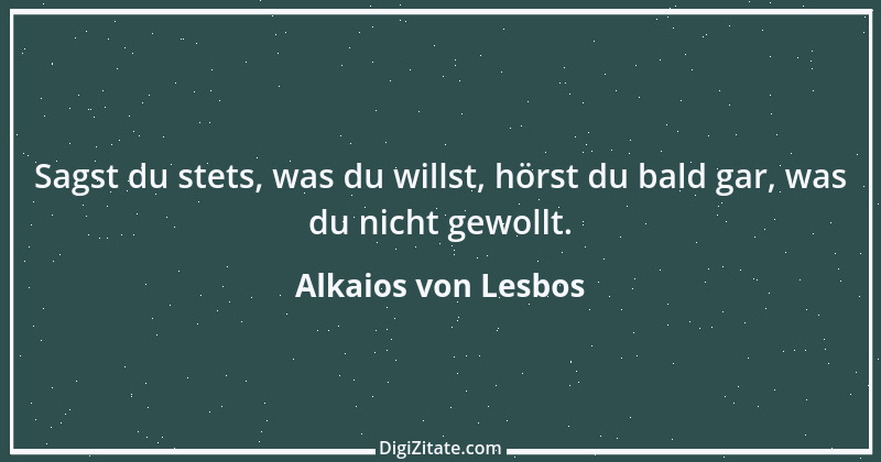 Zitat von Alkaios von Lesbos 1