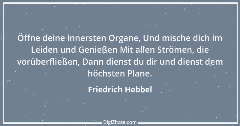 Zitat von Friedrich Hebbel 583