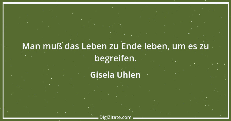 Zitat von Gisela Uhlen 2