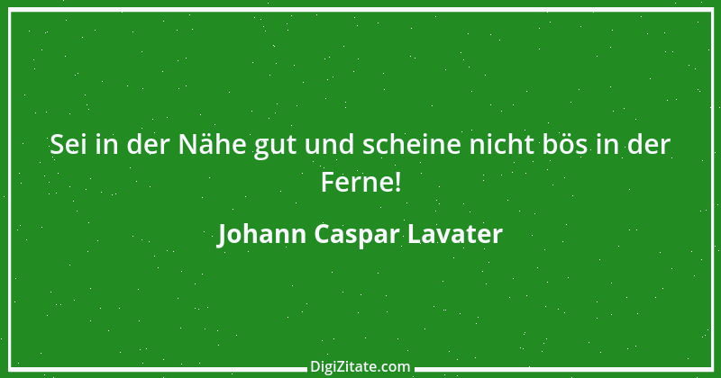 Zitat von Johann Caspar Lavater 198