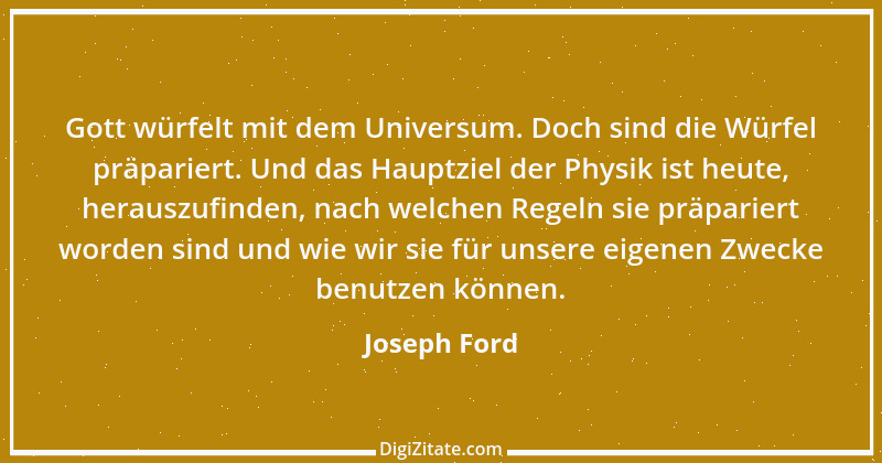 Zitat von Joseph Ford 1