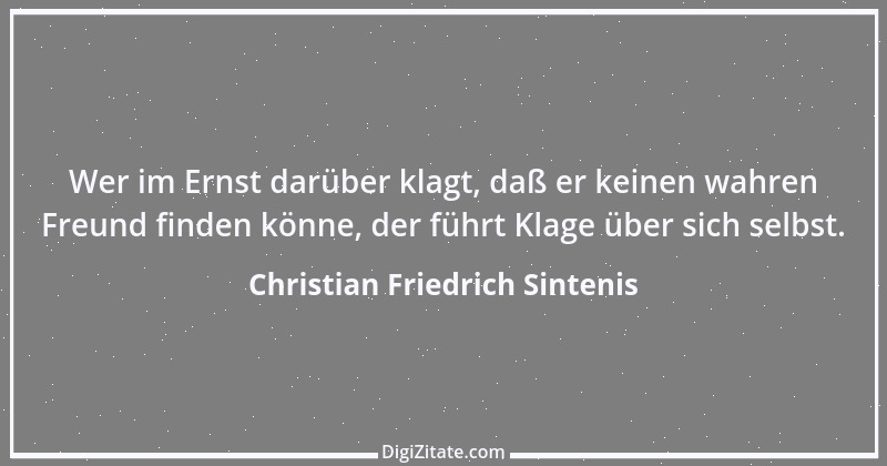 Zitat von Christian Friedrich Sintenis 2