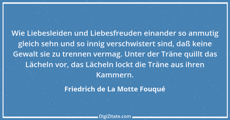 Zitat von Friedrich de La Motte Fouqué 7