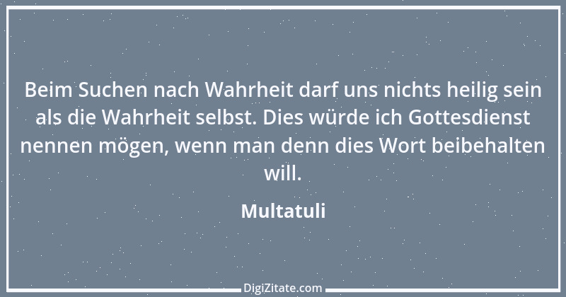 Zitat von Multatuli 16