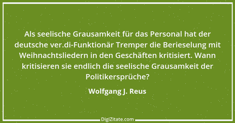 Zitat von Wolfgang J. Reus 1069