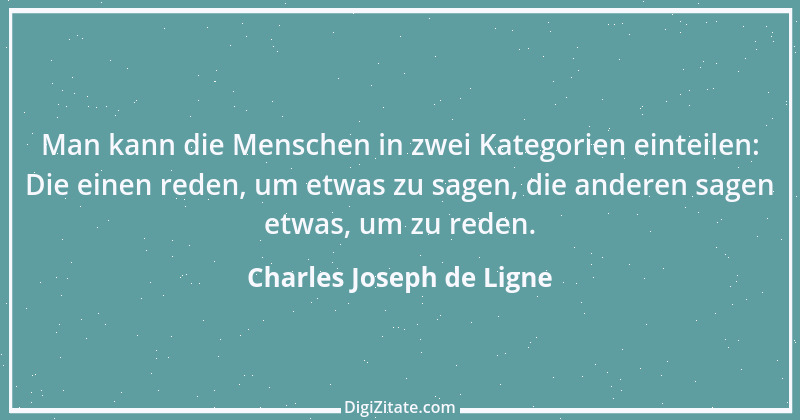 Zitat von Charles Joseph de Ligne 24