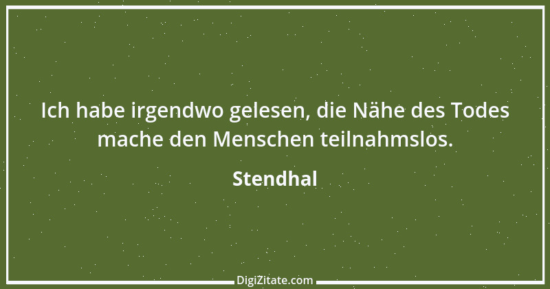 Zitat von Stendhal 200