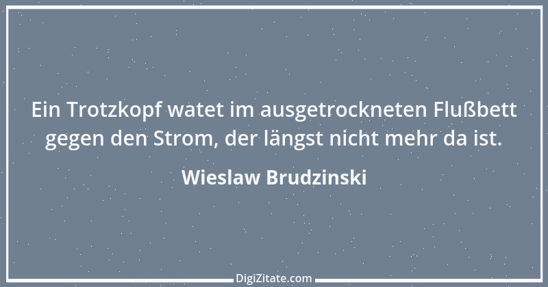 Zitat von Wieslaw Brudzinski 23