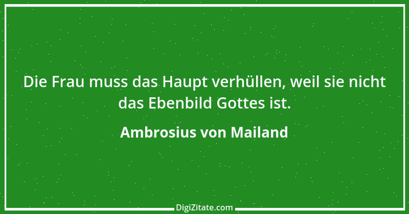 Zitat von Ambrosius von Mailand 8