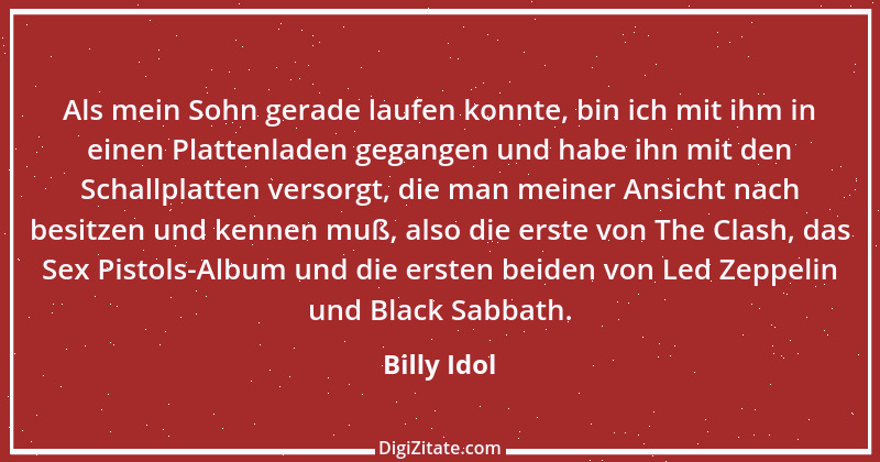 Zitat von Billy Idol 1