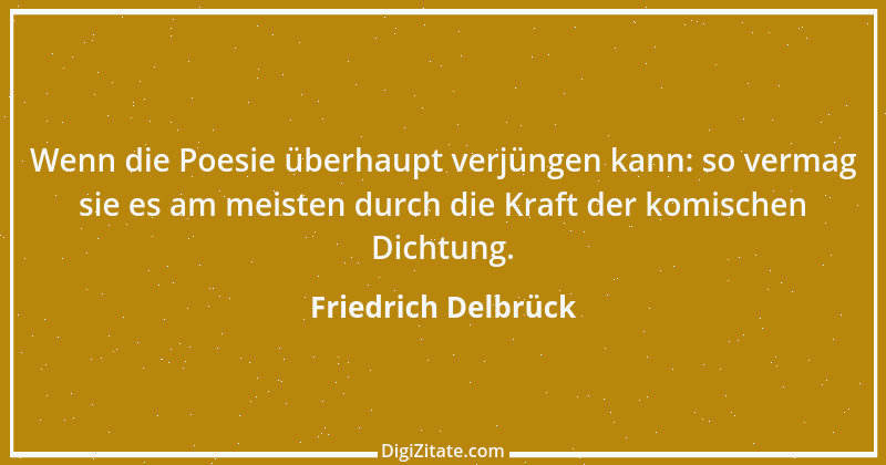 Zitat von Friedrich Delbrück 1