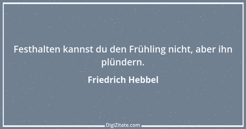 Zitat von Friedrich Hebbel 586