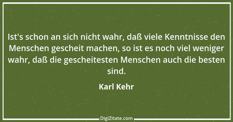 Zitat von Karl Kehr 2