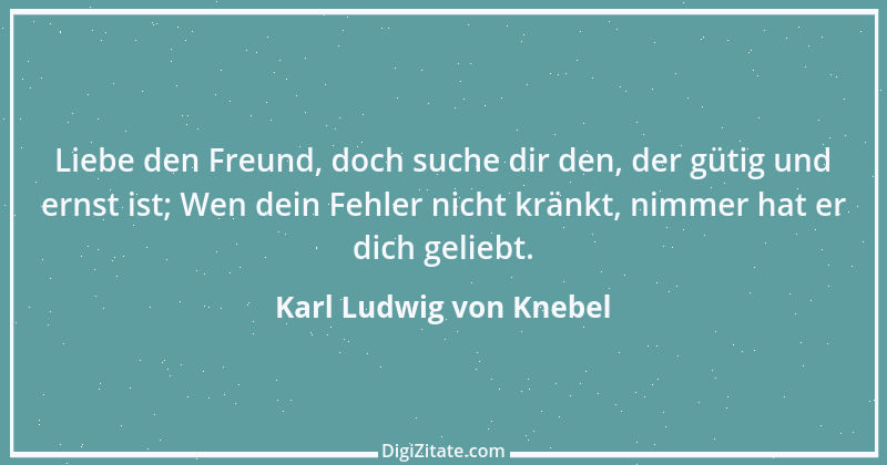 Zitat von Karl Ludwig von Knebel 2