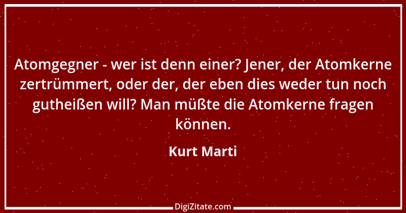 Zitat von Kurt Marti 24