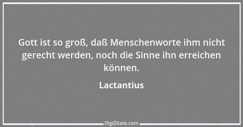 Zitat von Lactantius 3