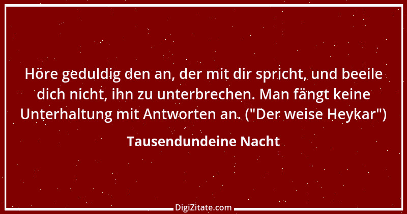 Zitat von Tausendundeine Nacht 2