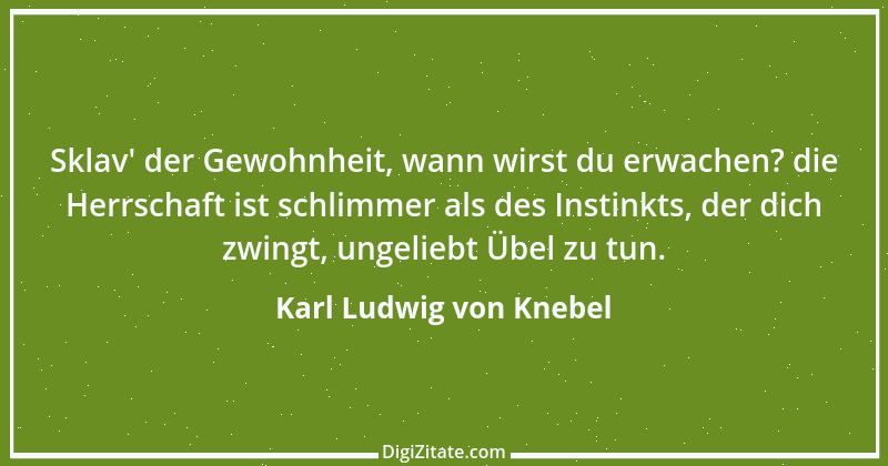 Zitat von Karl Ludwig von Knebel 3