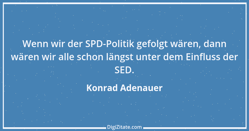 Zitat von Konrad Adenauer 1