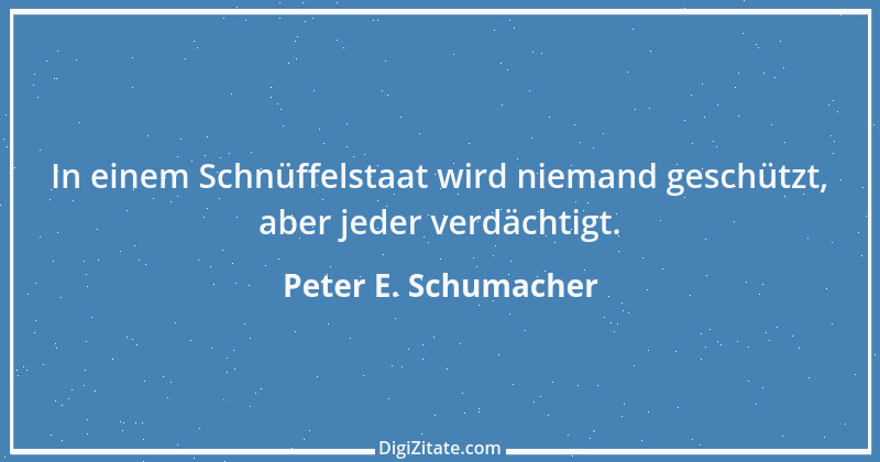 Zitat von Peter E. Schumacher 37