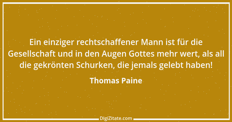 Zitat von Thomas Paine 6