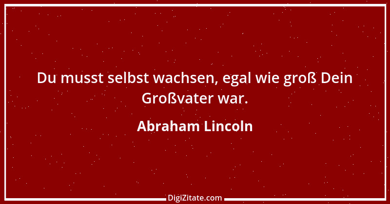 Zitat von Abraham Lincoln 87