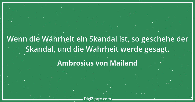 Zitat von Ambrosius von Mailand 10