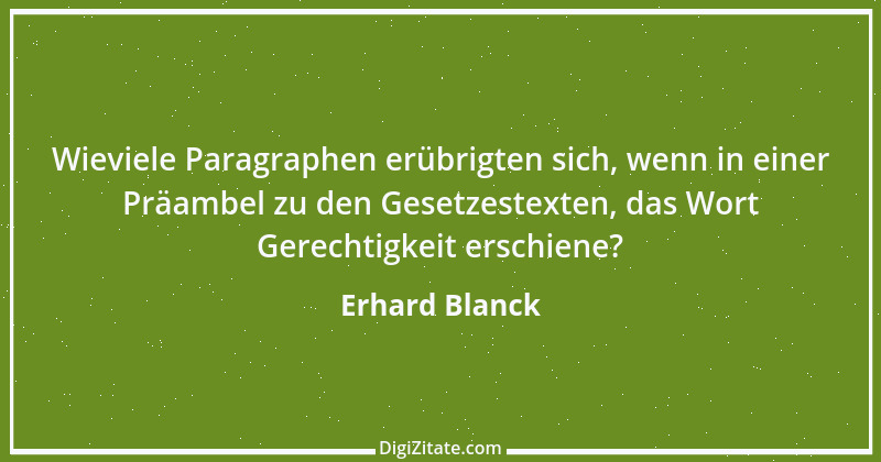 Zitat von Erhard Blanck 1788