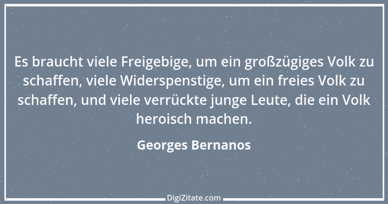 Zitat von Georges Bernanos 1