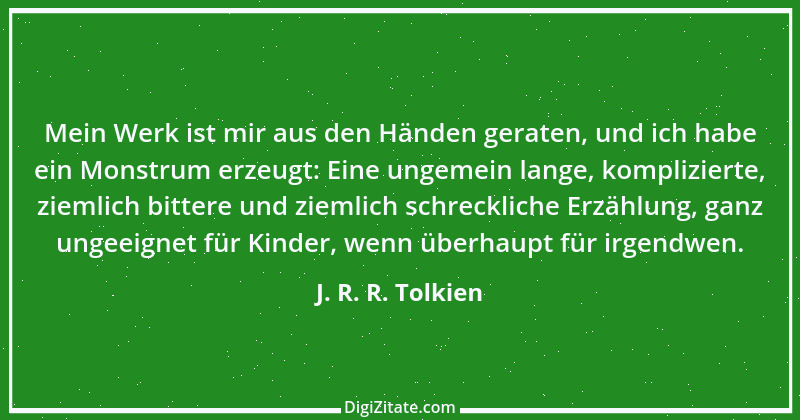 Zitat von J. R. R. Tolkien 2