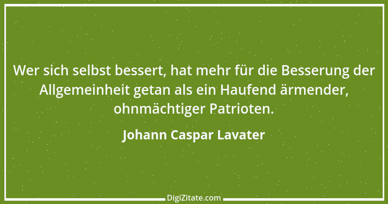 Zitat von Johann Caspar Lavater 203