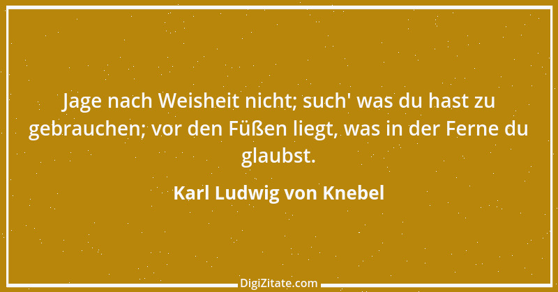 Zitat von Karl Ludwig von Knebel 4