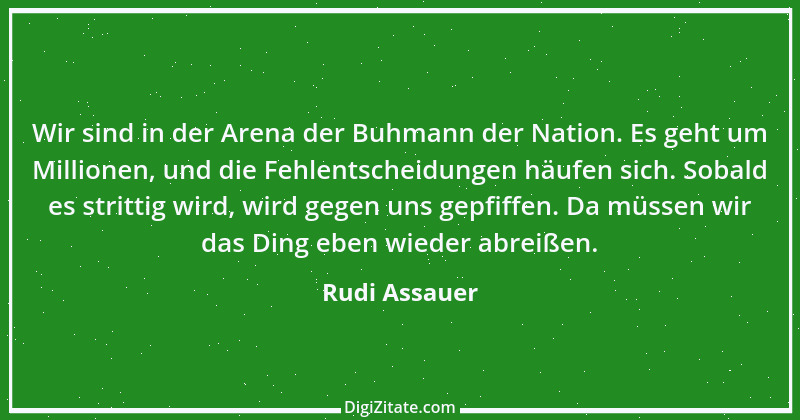 Zitat von Rudi Assauer 20