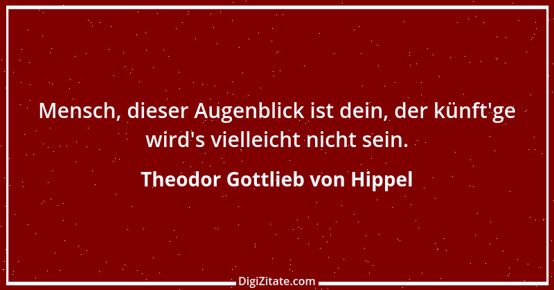 Zitat von Theodor Gottlieb von Hippel 28